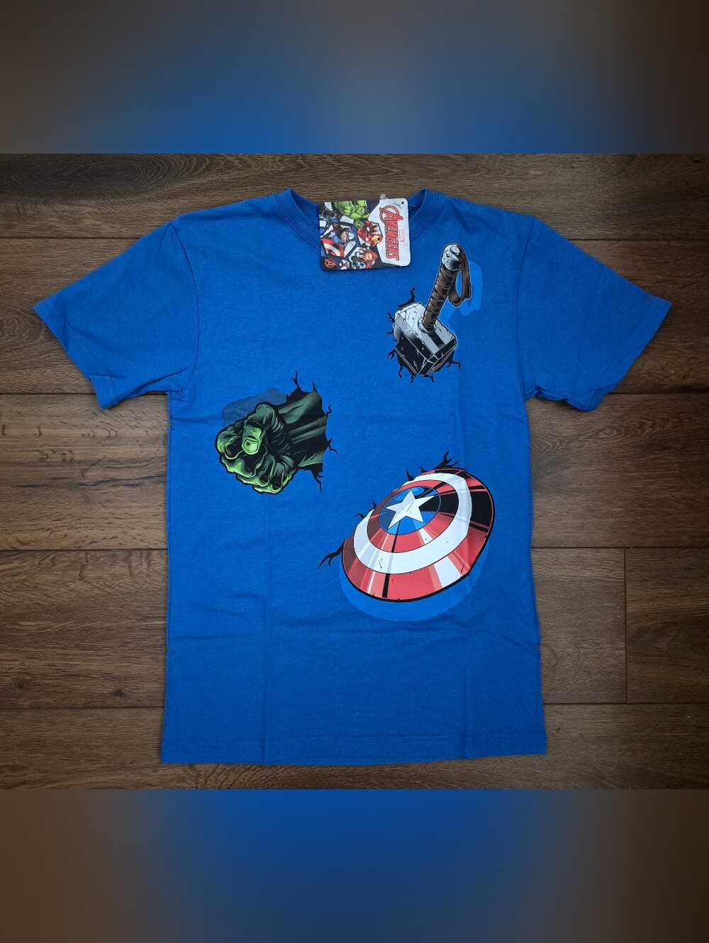 NEW Marvel Avengers Graphic Tee Boys Sz 14-16